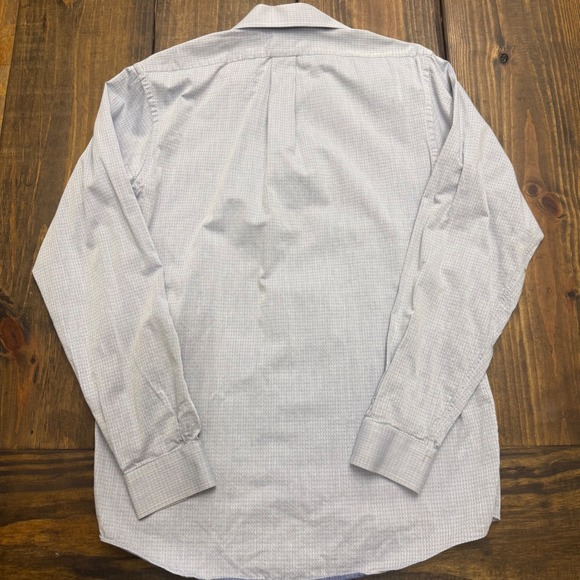 Brooks Brothers Regent Fit 1818 Cotton Dress Shirt Mens 16 6/7 Blue Micro Dot - Picture 6 of 6